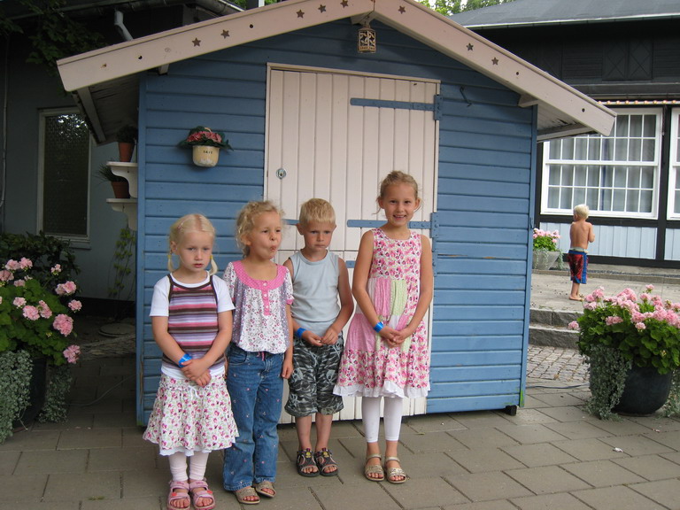 Emilie, Sisse, Andrea og Viliam